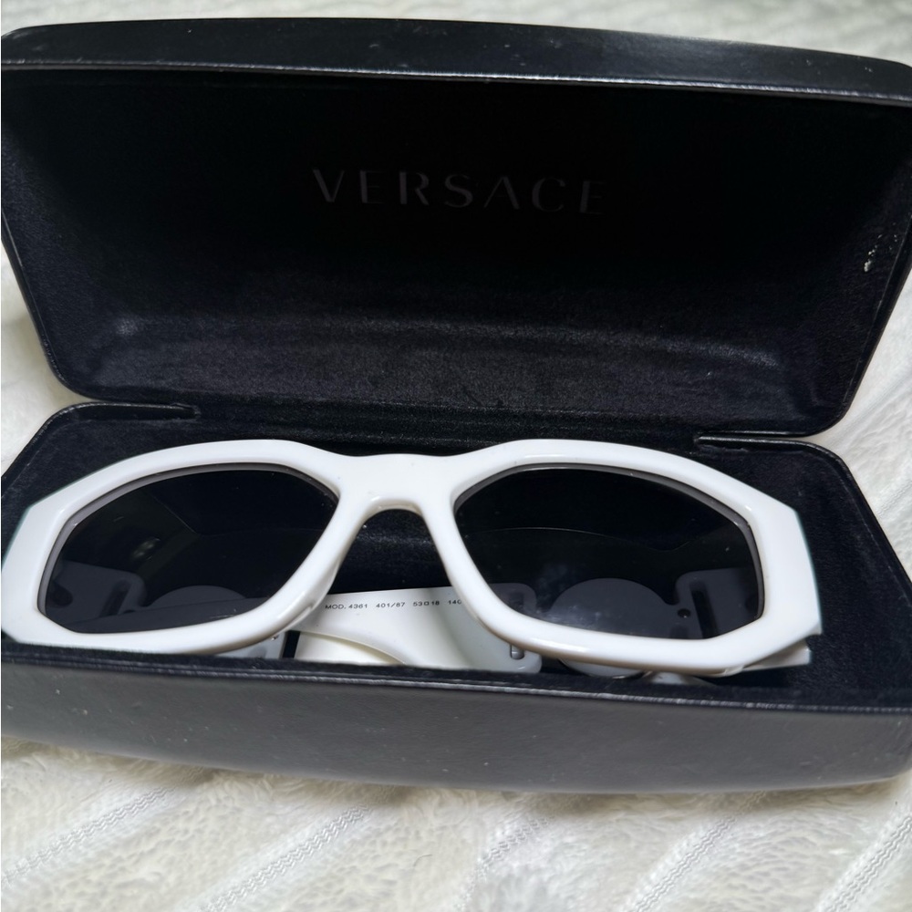 Versace White Sunglasses
